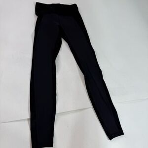 Lululemon Align leggings Womens 4 Black Two Tone Black Full Length Compression